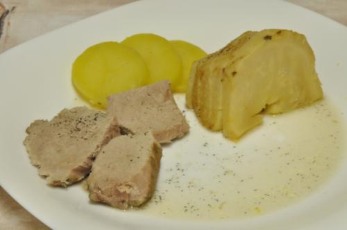 Jak uvařit vepřové s celerem? Snadné recept, připravený za 30 - 45 minut